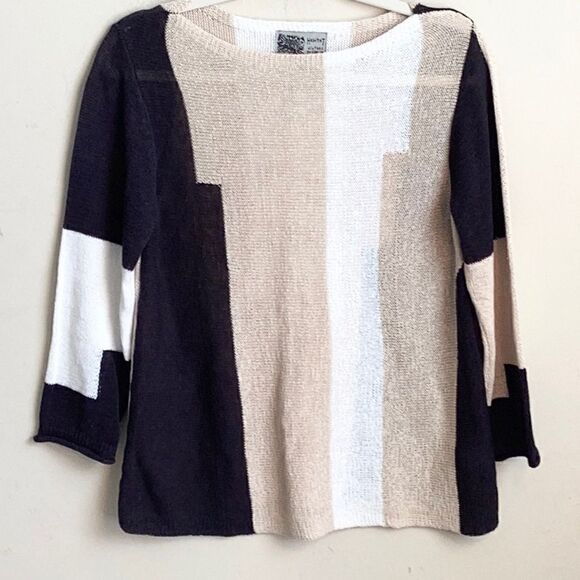 Habitat Clothes To Live In ColorBlock Sweater S - Picture 1 of 6